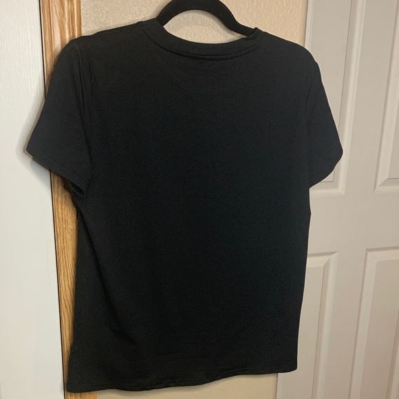 WESTERN Graphic Print Darlin' Black Crewneck Short Sleeved Tee Shirt Size Small - Picture 3 of 4